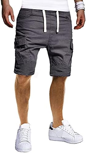 Панталони за мажи Fireero Manight Casual Drawring Elastic половината цврста боја слаби активни џемпери џогери тренингот