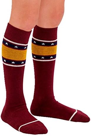 Cczmfeas Мали момчиња колено високи чорапи памучни удобни starsвезди чорапи 8 пар пакет