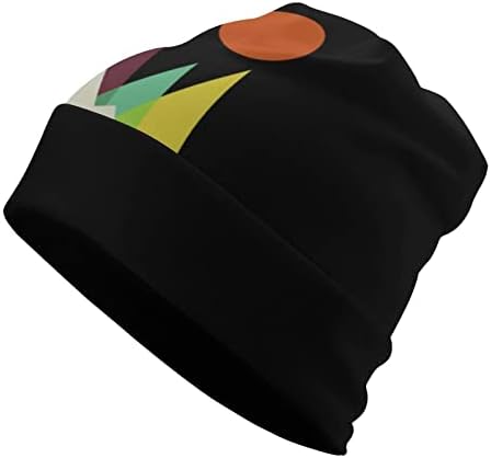 Планините во Калифорнија носат унисекс капаче од меко топло череп капа за пулвер капа за спиење трчање случајно