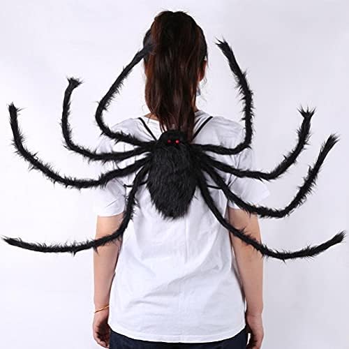 Aatraay Ноќта на вештерките пајак џеб пајак фенси фустан Декорации гигант застрашувачки пајак со долги очи, лента за боја, голем пајак