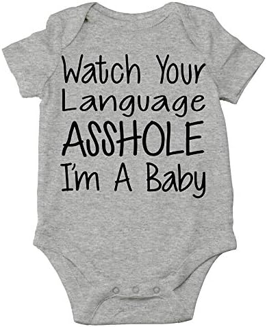 Cbtwear Гледајте го вашиот јазик Јас сум бебе смешен ромпер симпатична новина за новороденче едно парче бебешко тело