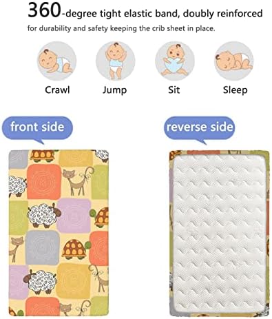 Расадник тематски вграден креветче за креветчиња, стандарден сад за садови за креветчиња, мек и истегнат лесен кревет за креветчиња - Бебешки