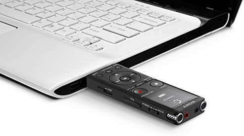 Sony Icd-UX570 MP3/LPCM Дигитален Диктафон Со Вграден USB, 4GB, OLED Екран-Црна