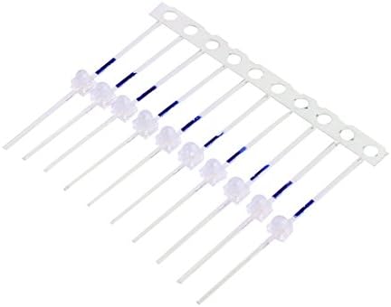AEXIT 10PCS 3.0V-3.4V диоди SMD Superbright LED чип светло за емитување на Schottky Diodes Diodes Blue