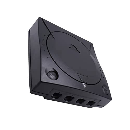 Заменска замена за пластична обвивка за Sega Dreamcast Ретро видео игри конзоли кутии, црна боја