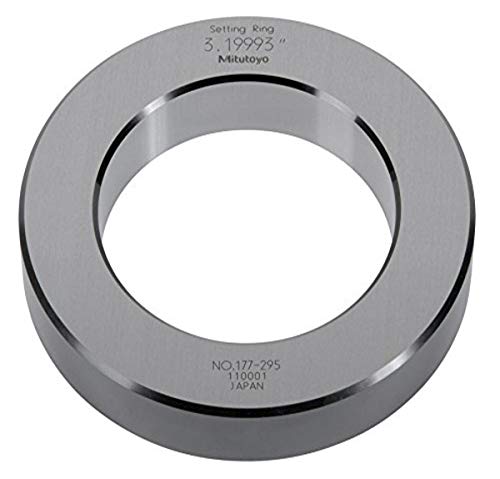 Mitutoyo 177-295 Поставување прстен, ширина од 3,2 , 0,98, 4,92 надворешен дијаметар, +/- 0.00006 Точност
