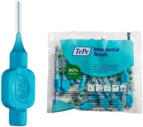 Тепе интердентална четка Оригинална, мека стоматолошка четка за чистење на забите, пакет од 25, 0,45 мм, екстра-мали/мали празнини,