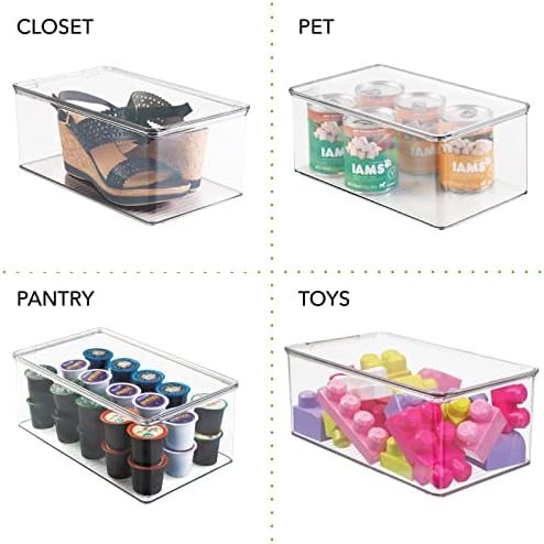 Дизајн Пластична Кутија За Контејнери За Складирање Играчки Што Може Да Се Редат Со Капак За Шарки За Организирање Дневна Соба, Соба За Играње,