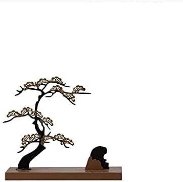 Статуа на скулптури колекционерски фигурини модерни нови кинески креативни железни уметности борови дрво занаети во затворена дневна соба десктоп