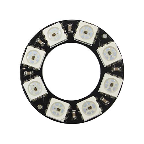 Stayhome RGB LED Ring Ring 8 битови LED диоди WS2812 5050 RGB LED прстен светло со интегриран возач за комплет Arduino DIY