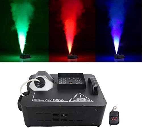 ShareLife DMX Remote 1500W RGB LED во боја на воздухот во боја Бели машини за магла за чад за DJ Party Show Club KTV Сцено осветлување Ефект