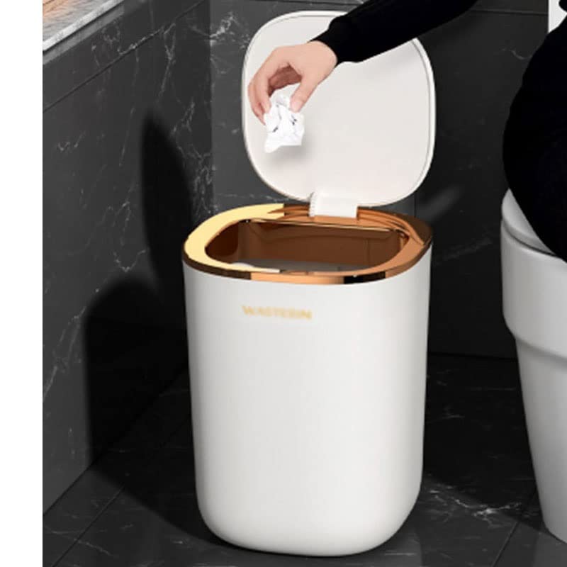 Чдјуф Паметна корпа За Отпадоци автоматска индукциска корпа За Отпадоци За Домаќинство кујна тоалетна корпа За Отпадоци Водоотпорна
