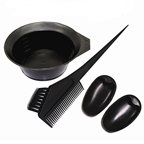 Четки алатка за нијанса во боја на чешел за чешел, сет за коса, боење на косата, чешла за кадрава коса