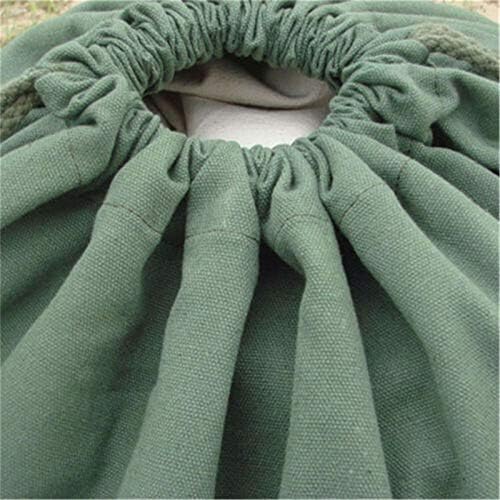 Платно Врвка За Влечење Голема Торбичка Облека Занаетчиско Складирање Перење Организатор Зелена