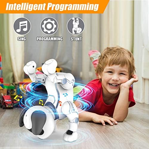 окк Робот Куче Играчки За Деца, Далечински Управувач Робот Играчки, Интерактивни &засилувач; Паметни Програмабилни Одење Танцување