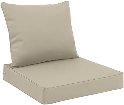 Перница за перничиња за надворешно седиште на Favoyard Set 24 x 24 инчи водоотпорни и отпорни на мебел за мебел за внатрешен