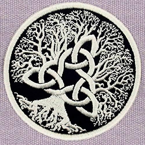 Дрво на живот yggdrasil лепенка везена примена железо на шиење на амблем