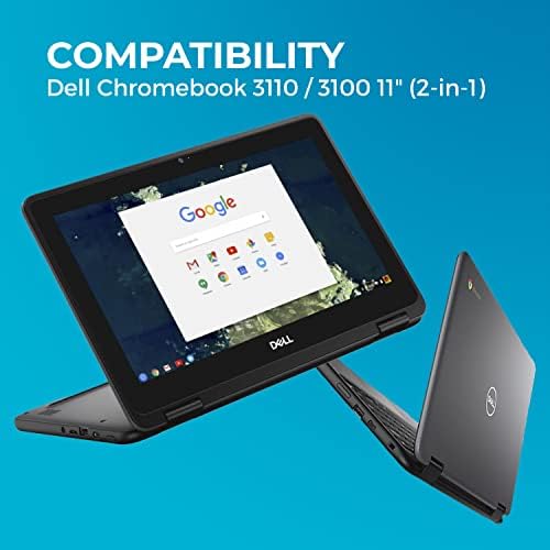 Случајот со лаптоп Gumdrop DropTech одговара на Dell Chromebook 3110/3100 2-во-1. Наменето за ученици, наставници и училници од К-12-тестиран