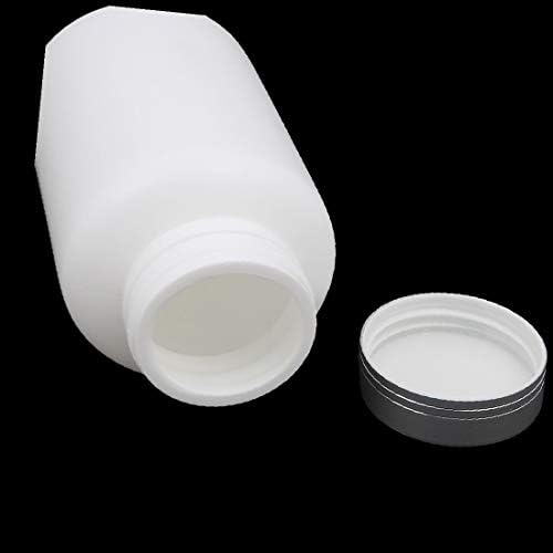 X-DREE 5 Pcs 300mL Capacity Empty Plastic PET Bottle w Silver Tone Metal Cap(Botella plástica de PET vacía de 5 piezas con capacidad de