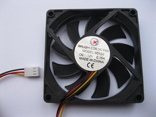 1 компјутер DC вентилатор 12V 8015 3 пин 80x80x15mm без четка за ладење на сечилото за ладење DC