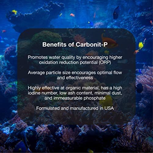 Брајтвел Акватикс Карбонит-П-Активиран Јаглероден Филтер Медиум За Морски И Слатководни Аквариум