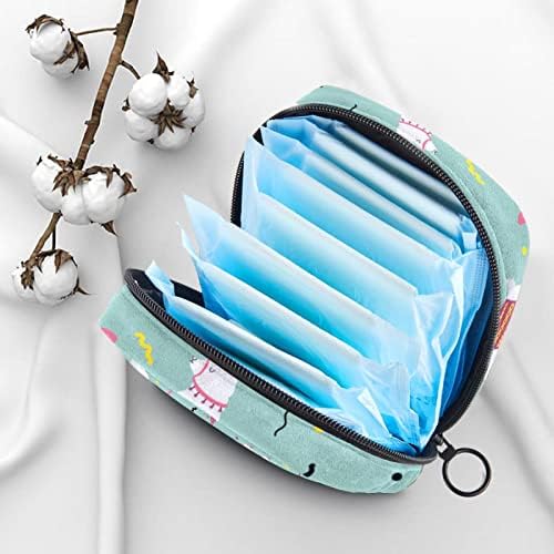 Санитарни влошки кеси, живи балон со балон Менструална чаша торбичка држач за медицинска сестра, торбички за први периоди за тинејџери