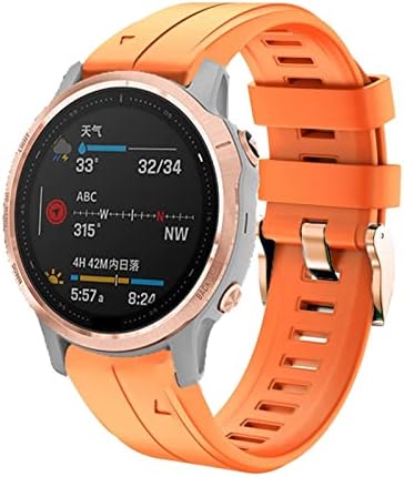 BRART Smart Watch Band Strap За Garmin Fenix 7S/5S/5S Плус/6S/6S Про Брзо Ослободување EasyFit D2 Делта S Силиконски 20mm Нараквица