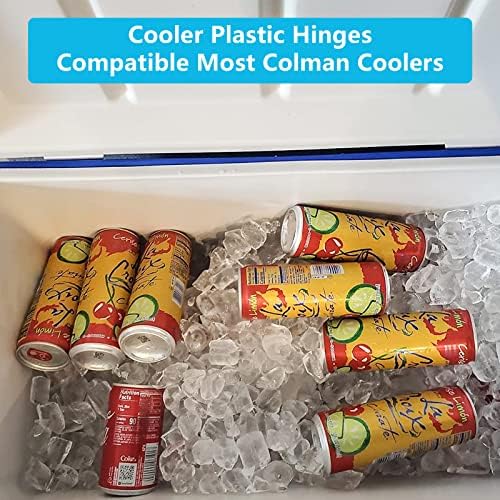 Замена на ладилни шарки за Coleman Camping Cooler додатоци 5226 5227B 5240 5241 5241A 5245 5286 6270 6273, пластични шарки за мраз на градите-