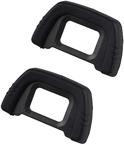 Futheda 2PCS DK-21 Eyecup Eyepiece ViewFinder Замена на заштитникот Компатибилен со D7000 D600 D610 D80 D90 D40 D50 D70S D90 D200
