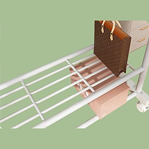 Облека Воздух/Подна Спална Соба Макара За Домаќинство Мобилна Закачалка Со Двоен Столб/Внатрешно Едноставно Складирање Балкон