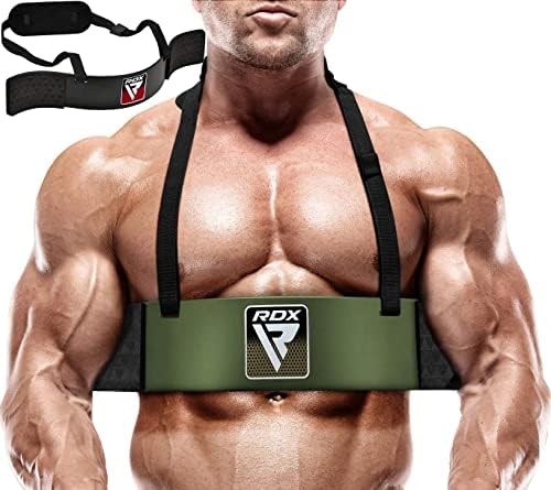 RDX Arm Blaster Biceps Triceps, 23 ”алуминиумски фитнес заштитени изолатори, мускулите што креваат тегови се здобиваат со градежништво