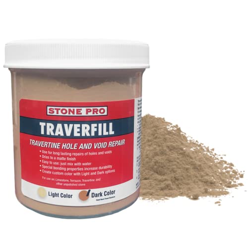 Стоунепро Траверфил - Травертин Поправка-Исполнува мали јами, дупки &засилувач; празнини во травертин &засилувач; варовник