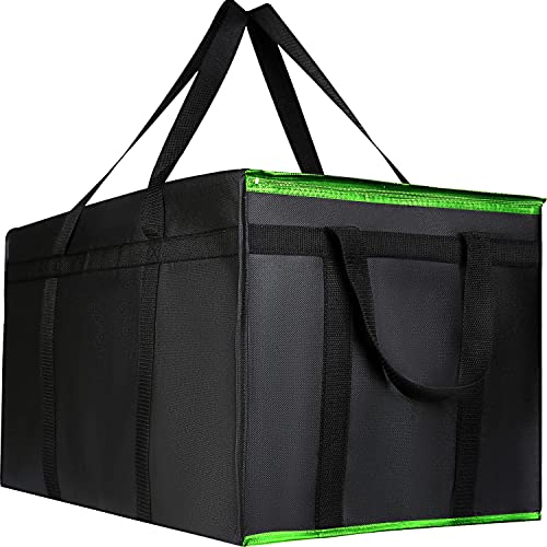 XXXL-големи изолирани торбички за намирници, зелена, торба за еднократно користење, термички патент, склопувачки, тоте, ладилник, превоз