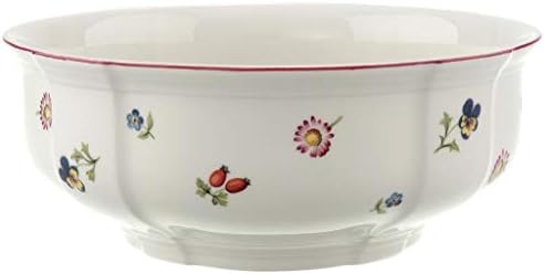 Villeroy & Boch 1023953170 Petite Fleur Bowl, 21 cm, Premium Porcelain, бел/шарен