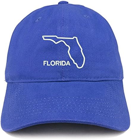 Трендовски продавница за облека Флорида Текст Државен преглед на државата везена памучна тато капа