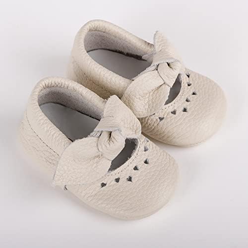 Gossta оригинална кожа бебе лак мокасин чевли за новороденчиња, новороденчиња, пред-прошетки | Дете мокасини | Први чевли за Вокер