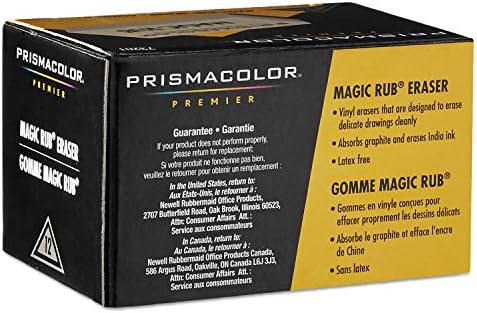 Prismacolor Premier Magic Bret Vinyl Erasers, 12 пакувања