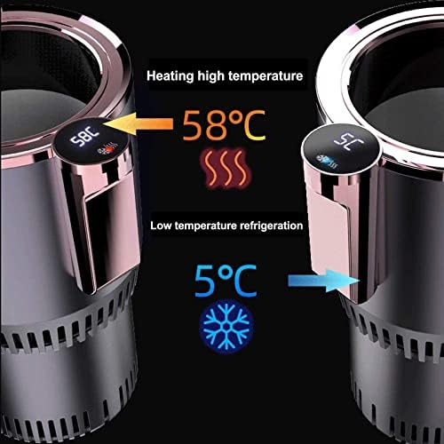 Delarsy 745133 2 во 1 преносен чаша за автомобили потопла ладилна кула паметна чаша за замрзнување на грејачот за замрзнување