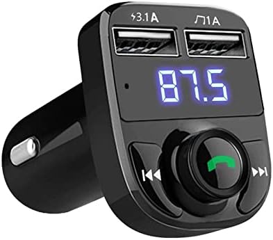 NSQFKALL Безжичен Bluetooth Handsfree Car комплет FM Transmitter Mp3 Player Dual USB полнач NX10
