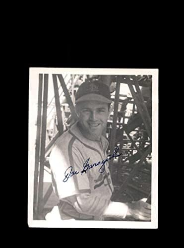 Coа Гарагиола ЈСА Коа потпиша гроздобер 4х5 1940 -тите Св Луис кардинали Оригинална фотографија - Автограмирана MLB фотографии