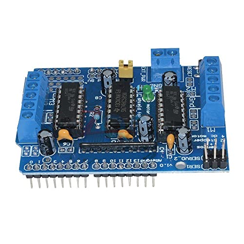 L293D моторни штит за контрола на таблата за контрола на модулот за контрола на модулот за модул за модул за Arduino Mega2560 4-канал