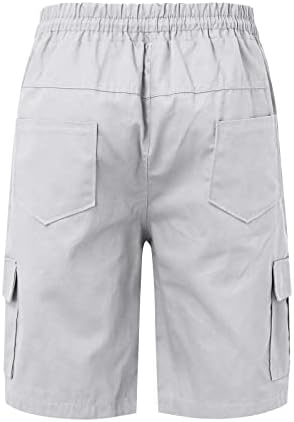 Менски шорцеви случајни, машко летно секојдневно случајно на отворено, обични џебови за крпеници за спортски панталони со алатки