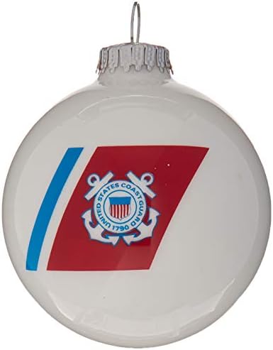 Божиќ од Кребс, прозорец кутија 3-1/4 , украс за стакло на американската крајбрежна стража