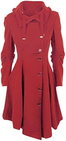 Потопло цврсти фит блузи жени аспиратори школки занишани палто со долги ракави зимски полиестер, обичен палто со палто, обичен палто,