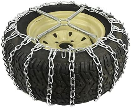 Продавницата РОП | 2 ланци на гуми за гуми и затегнувачи на линкови за Кавасаки Бају 26x12x12, 25x10x8 гуми