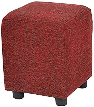 Општо едноставна столица, ткаенина софа столче-фојар чевли клупа плоштад педал мултифункционално облекување столче столче/црвено