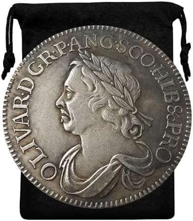 Кокреат Копија 1658 Обединетото Кралство Велика БРИТАНИЈА Монета-Реплика Велика Британија Сребрен Долар Пени Златник Кралски Сувенир