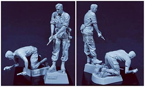 ФКБЕЛ 1/35 Виетнамска војна во САД војник смола модел Војник комплет за необјавен и необоен минијатурен комплет за умирање // k3991a