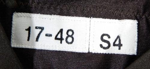 2017 Кливленд Браунс Тае Дејвис 55 Игра користеше Brown Prickit Jersey 48 DP26011 - Непотпишана игра во НФЛ користена дресови