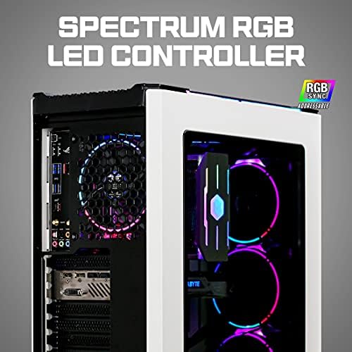 Залман Мид кула игри за игри со компјутер RGB LED контролер на вентилатори, вклучува 4 навивачи на адреси на RGB, предни и странични